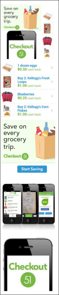 Save Money on every grocery trip & Get cash back with Checkout51