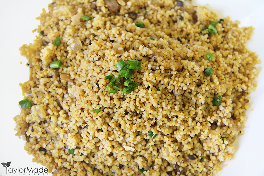 couscous with mushrooms @taylormademarket.com