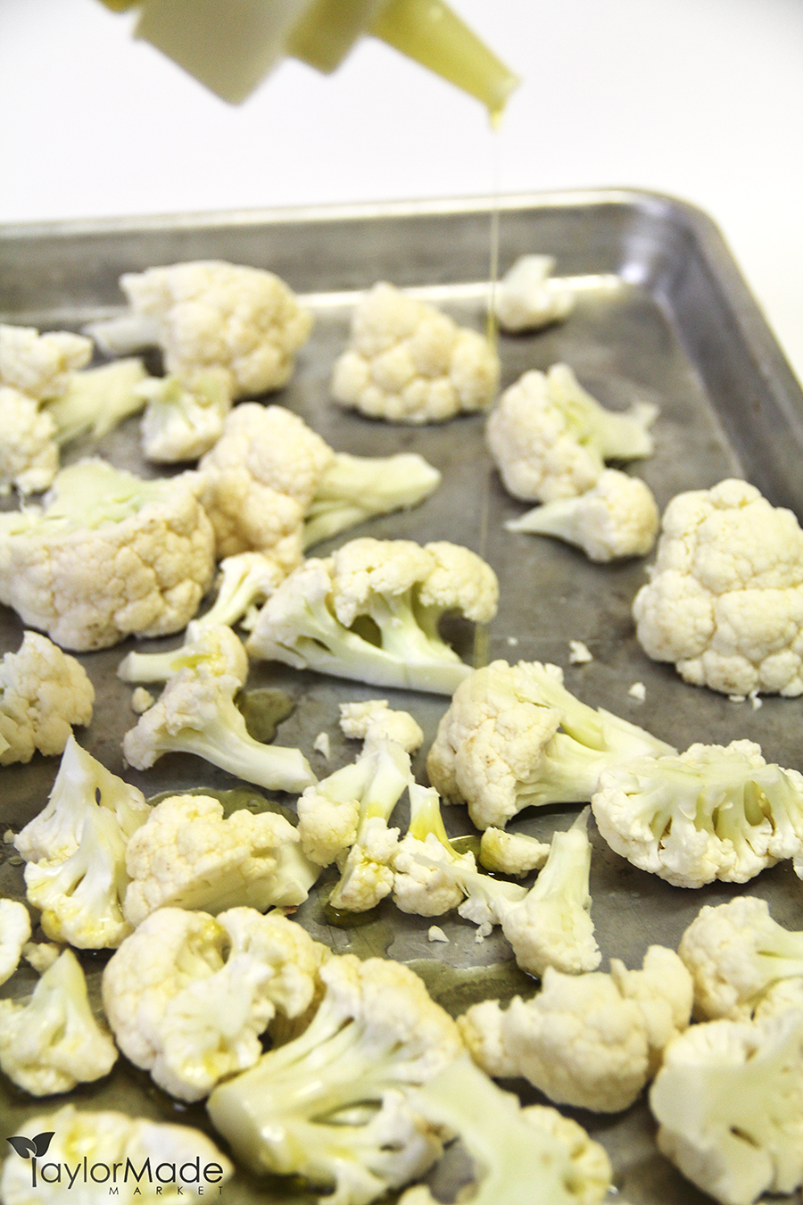 cauliflower with olive oil vertical