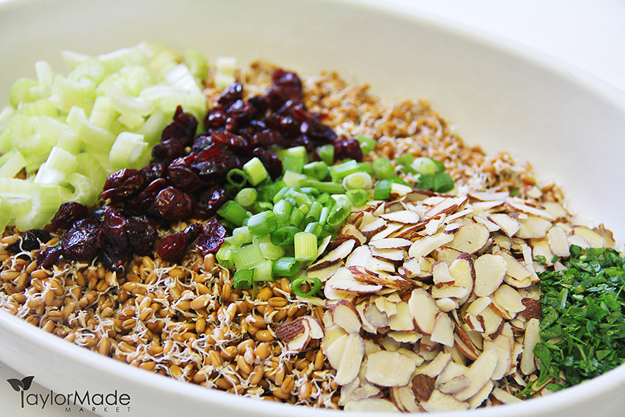 Sprouted Wheatberry Salad