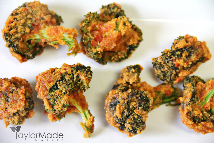 Cheezy Broccoli Bites (Raw & Vegan)